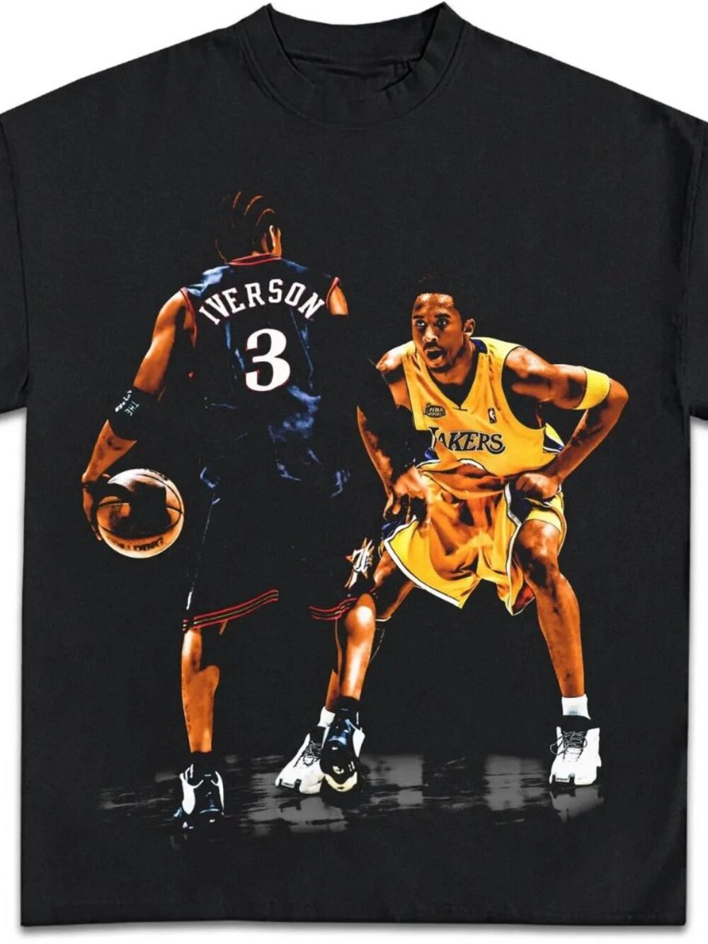 Iverson Vs Kobe Retro Tee Unisex T Shirt
